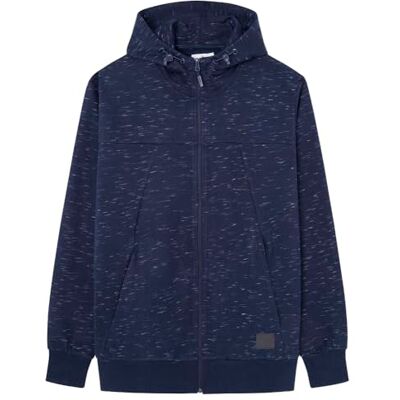 Springfield Sweatshirt för män, mörkblå, S, Mörkblå, S Springfield Sweatshirt för män, mörkblå, S, Mörkblå, S