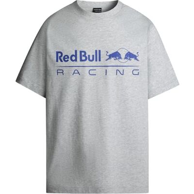 Pepe Jeans Red Bull Racing X herr logotyp t-shirt, Grå (marl grå), XS Pepe Jeans Red Bull Racing X herr logotyp t-shirt, Grå (marl grå), XS
