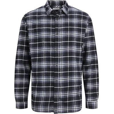 JACK & JONES Bestseller A/S Herr Jjplain Fall Check Shirt Ls skjorta, Ombre Blue, XL JACK & JONES Bestseller A/S Herr Jjplain Fall Check Shirt Ls skjorta, Ombre Blue, XL