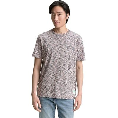 TOM TAILOR T-shirt för män, 37412 – vit flerfärgad utrymme, M TOM TAILOR T-shirt för män, 37412 – vit flerfärgad utrymme, M
