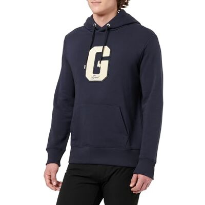 GANT G Badge Hoodie, Kvällsblå, L GANT G Badge Hoodie, Kvällsblå, L