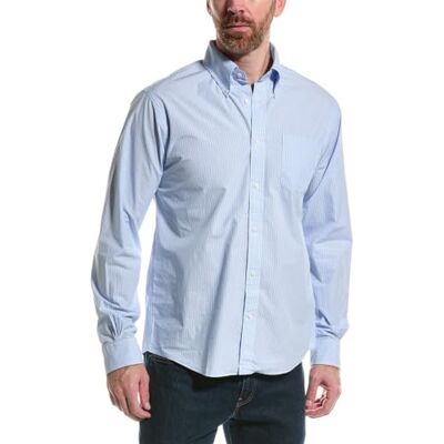 Brooks Brothers Men's Friday Sport Shirt, Light Blue, Small Brooks Brothers Men's Friday Sport Shirt, Light Blue, Small