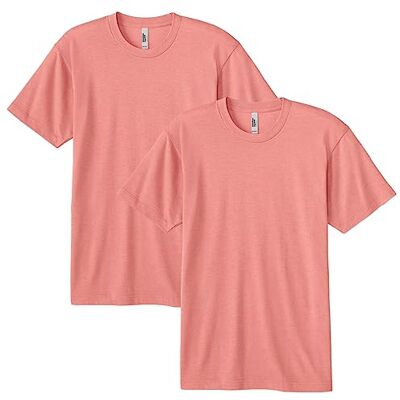 American Apparel Unisex-vuxen Tri-Blend Track T-Shirt, stil GTR401, 2-pack, Tri-korall (2-pack), XL American Apparel Unisex-vuxen Tri-Blend Track T-Shirt, stil GTR401, 2-pack, Tri-korall (2-pack), XL