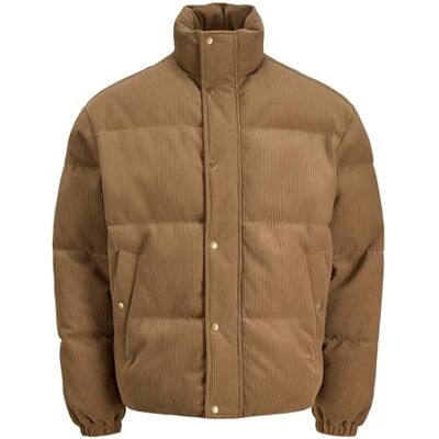 JACK & JONES Jorgreene Corduroy Pufferjacka, Arganolja, XXL JACK & JONES Jorgreene Corduroy Pufferjacka, Arganolja, XXL
