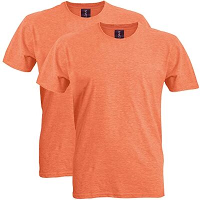 Gildan 64000 – Softstyle kortärmad t-shirt för män, Ljung orange (2-pack), L Gildan 64000 – Softstyle kortärmad t-shirt för män, Ljung orange (2-pack), L