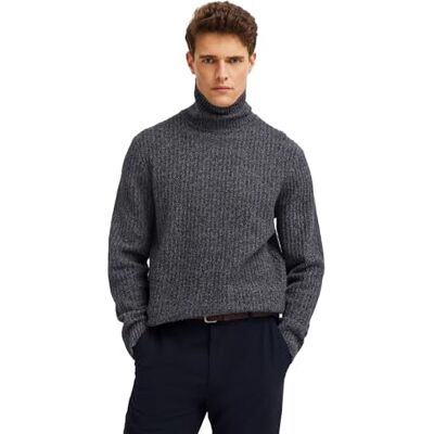 bugatti herr pullover polotröja, 240-grå, L bugatti herr pullover polotröja, 240-grå, L