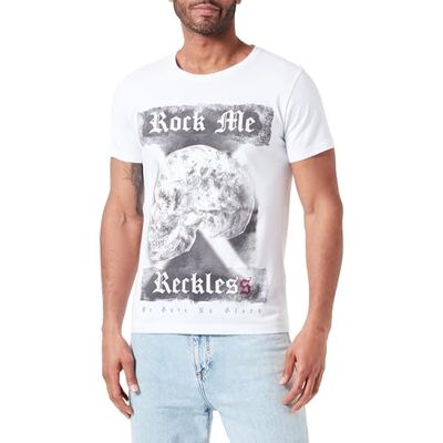 KEY LARGO KEYLARGO Män T-shirts MT Smooth Criminal Round, Vit (1 000 st), XL KEY LARGO KEYLARGO Män T-shirts MT Smooth Criminal Round, Vit (1 000 st), XL