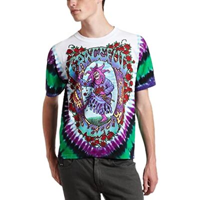 Liquid Blue Grateful Dead Seasons of The Dead Tie Dye T-shirt för män, mång, L Liquid Blue Grateful Dead Seasons of The Dead Tie Dye T-shirt för män, mång, L