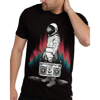 INTO THE AM Premium grafiska t-tröjor män – coola design-t-tröjor för killar S – 4XL, Overseer, En astroblaster, XL INTO THE AM Premium grafiska t-tröjor män – coola design-t-tröjor för killar S – 4XL, Overseer, En astroblaster, XL