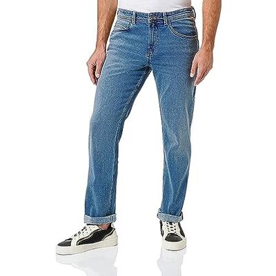 Timberland Core Indigo Denim Byxor för Män, Ljusskugga, 31W / 32L Timberland Core Indigo Denim Byxor för Män, Ljusskugga, 31W / 32L