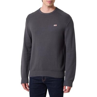 Napapijri Darel Sweater herr, Grå, M Napapijri Darel Sweater herr, Grå, M