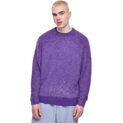 Urban Classics Sweatshirt för män, Äkta lila, XXL Urban Classics Sweatshirt för män, Äkta lila, XXL