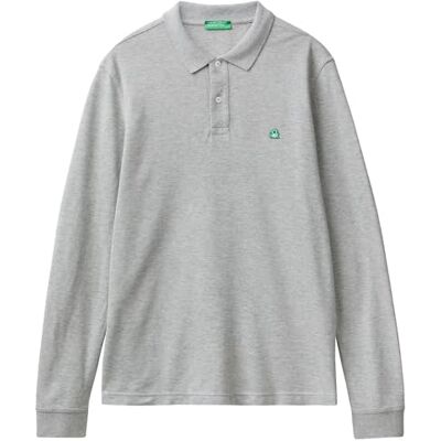 United Stickat Pikétröja M/L, Melange 501, XS United Stickat Pikétröja M/L, Melange 501, XS