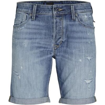 JACK & JONES JJIRICK JJBLAIR shorts GE 702 SN, Blå denim, S JACK & JONES JJIRICK JJBLAIR shorts GE 702 SN, Blå denim, S
