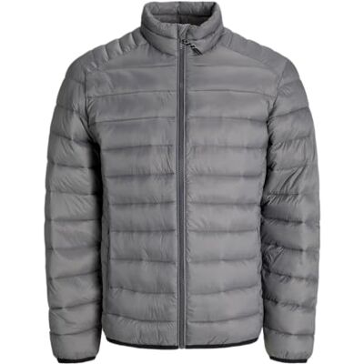 JACK & JONES Herr Jjebradley Light Puffer Collar Noos, Castlerock, x_s, Slottsklippa, x_s JACK & JONES Herr Jjebradley Light Puffer Collar Noos, Castlerock, x_s, Slottsklippa, x_s