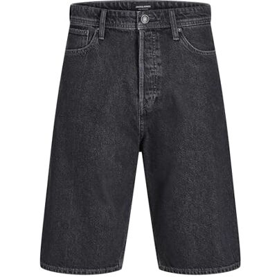 JACK & JONES Jjiron Jjoriginal shorts Sq 730 Sn, Svart denim, M JACK & JONES Jjiron Jjoriginal shorts Sq 730 Sn, Svart denim, M