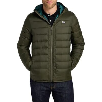 Lee Light Puffer Jkt jacka för män, OLIVNATT, L Lee Light Puffer Jkt jacka för män, OLIVNATT, L