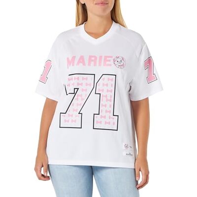 Disney T-shirt dam, Vitt och blått, M Disney T-shirt dam, Vitt och blått, M