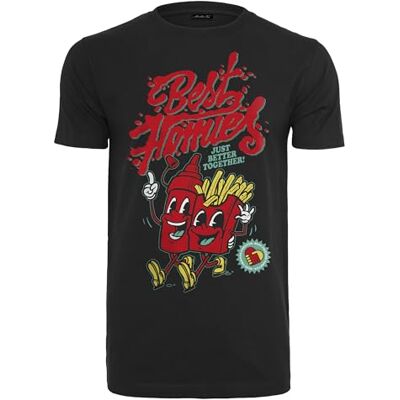 herrar Best Homies Tee XS Black, svart, XS herrar Best Homies Tee XS Black, svart, XS