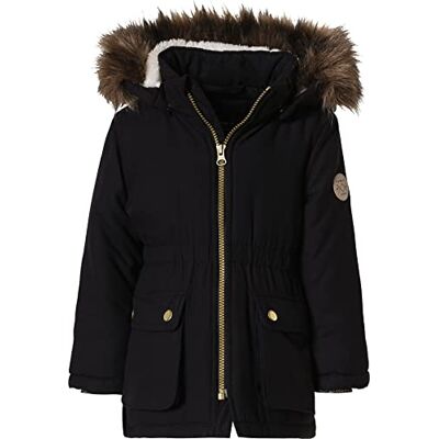 NAME IT Flickor Nmfmabe parkas jacka Pb Camp anorak, svart, 80 cm NAME IT Flickor Nmfmabe parkas jacka Pb Camp anorak, svart, 80 cm