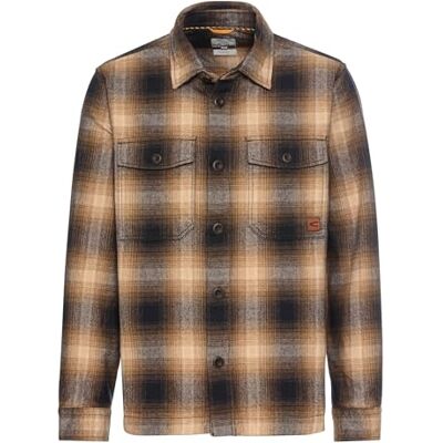 camel active Overshirt långärmad, Sepia Brown, XL camel active Overshirt långärmad, Sepia Brown, XL
