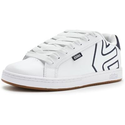 Etnies Fader – klassisk skate Heritage stil med trendig, voluminös look, förstärkt kupsula, vadderad passform, vardagsneaker, Vit marin, 36 EU Etnies Fader – klassisk skate Heritage stil med trendig, voluminös look, förstärkt kupsula, vadderad passform, vardagsneaker, Vit marin, 36 EU
