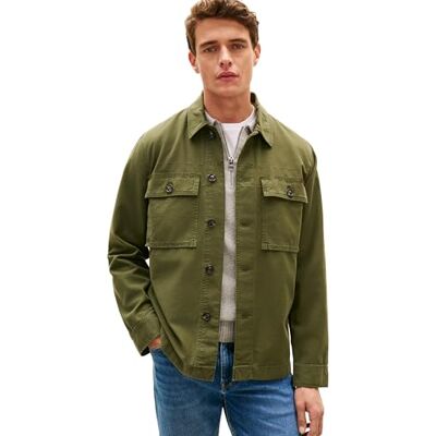 Tommy Hilfiger Män GMD UTILITY SHIRT JACKA MW0MW41873 Andra Jackor, GRÖN, XS, Grön (arktisk gran), XS Tommy Hilfiger Män GMD UTILITY SHIRT JACKA MW0MW41873 Andra Jackor, GRÖN, XS, Grön (arktisk gran), XS