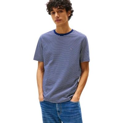 Tommy Hilfiger herr ESS Säsongsbetonad REG FIT Solid TEE MW0MW3995 S/S t-shirt, blå (Preppy marinblå/elfenben kronblad), XS, Blå (Preppy marinblå/elfenbensblomblad), XS Tommy Hilfiger herr ESS Säsongsbetonad REG FIT Solid TEE MW0MW3995 S/S t-shirt, blå (Preppy marinblå/elfenben kronblad), XS, Blå (Preppy marinblå/elfenbensblomblad), XS