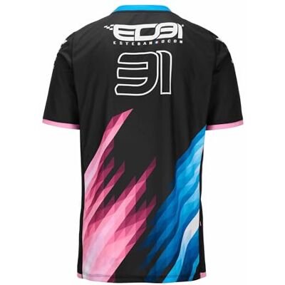 Kappa Kombat Ocon BWT Alpine F1 Team 2024 tröja för pojkar Kappa Kombat Ocon BWT Alpine F1 Team 2024 tröja för pojkar