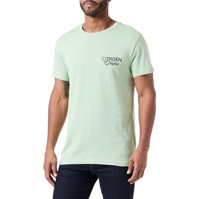 CITROËN O103079-E957 T-shirt Tryck Origins Small & Tryck Evolution Sketches på Retro C24S Herrblad Jade Storlek L, Jade blad, L CITROËN O103079-E957 T-shirt Tryck Origins Small & Tryck Evolution Sketches på Retro C24S Herrblad Jade Storlek L, Jade blad, L