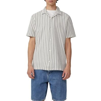 QS Resort Fit: skjorta med strukturränder, ecru, XXL QS Resort Fit: skjorta med strukturränder, ecru, XXL