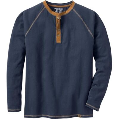 Legendary Whitetails Recluse Henley Långärmad herrtröja, Marinblått Xsp, L Legendary Whitetails Recluse Henley Långärmad herrtröja, Marinblått Xsp, L