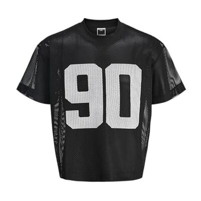 JACK & JONES herr Jcoenergize Big Mesh Tee Ss Crew Neck, svart, M JACK & JONES herr Jcoenergize Big Mesh Tee Ss Crew Neck, svart, M
