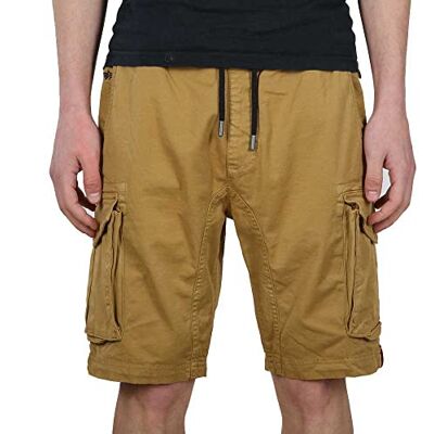 aplha industries Herr bomull twill joggingshorts Bermuda, khaki, XXL aplha industries Herr bomull twill joggingshorts Bermuda, khaki, XXL