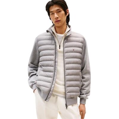 Tommy Hilfiger herrtröja med dragkedja, Grå (medium grå ljung), XL Tommy Hilfiger herrtröja med dragkedja, Grå (medium grå ljung), XL