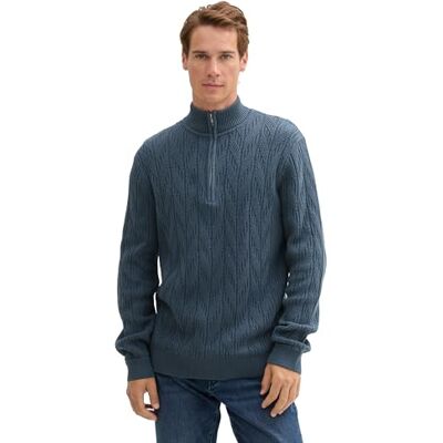 TOM TAILOR herrtröja, 27604 – Stormy Blue, S TOM TAILOR herrtröja, 27604 – Stormy Blue, S