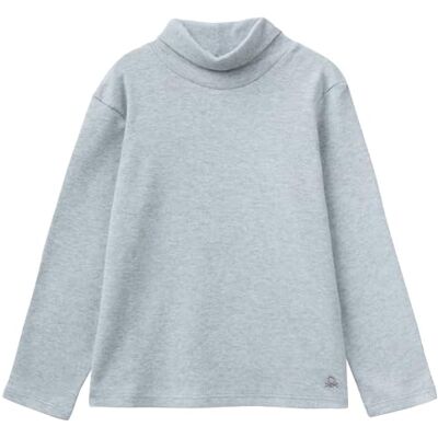 United Långärmad T-shirt för flickor, Medium Melange Grå 501, 1 anno United Långärmad T-shirt för flickor, Medium Melange Grå 501, 1 anno