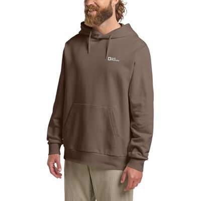 Jack Wolfskin Essential Hoodie M, Kallt kaffe, XL Jack Wolfskin Essential Hoodie M, Kallt kaffe, XL