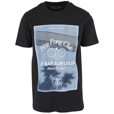 T-shirt för män, Ping Pong Club Tee svart, M, svart, M T-shirt för män, Ping Pong Club Tee svart, M, svart, M