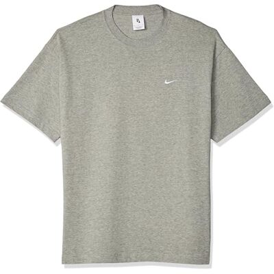 NIKE T-shirt för män, mörkgrå Heather/Wh, M NIKE T-shirt för män, mörkgrå Heather/Wh, M