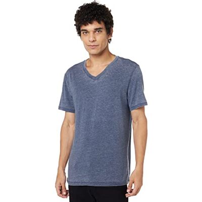 Lucky Brand Venice Burnout T-shirt med v-hals för män, XL Lucky Brand Venice Burnout T-shirt med v-hals för män, XL