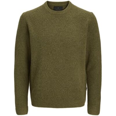 JACK & JONES Jprblasimon Souffle Knit Crew Neck, bok, XL JACK & JONES Jprblasimon Souffle Knit Crew Neck, bok, XL