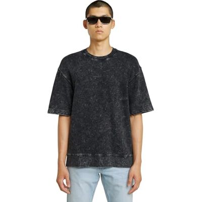 G-STAR herr Acid Wash Loose Sw Ss tröja, Svart (Acid Dk Black D26285-d575-h224), L G-STAR herr Acid Wash Loose Sw Ss tröja, Svart (Acid Dk Black D26285-d575-h224), L