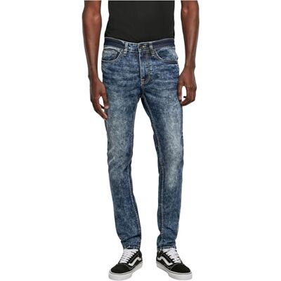 Southpole Stretch Signature Denim byxor för män, Md.sand blå, 29-30 Southpole Stretch Signature Denim byxor för män, Md.sand blå, 29-30
