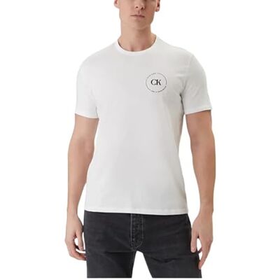 Calvin herr 30S EU grossist jeans grafik LV04RF801G grafiska t-shirts, vit, XL Calvin herr 30S EU grossist jeans grafik LV04RF801G grafiska t-shirts, vit, XL