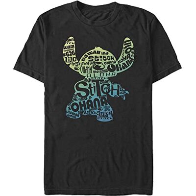 Disney Herr Stitch Fill T-shirt, Svart, XXL Disney Herr Stitch Fill T-shirt, Svart, XXL