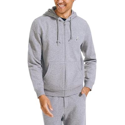 Nautica Ankare fleece huvtröja med huva för män Nautica Ankare fleece huvtröja med huva för män
