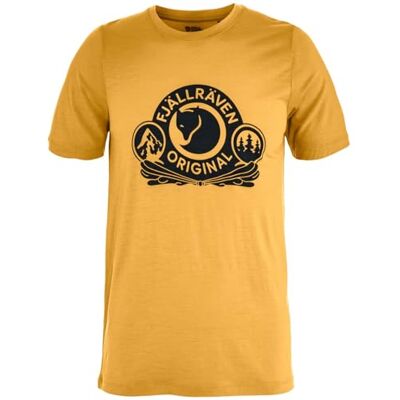 Fjällräven Abisko ull klass t-shirt SS T-shirt, Ochre, M, ockra, M Fjällräven Abisko ull klass t-shirt SS T-shirt, Ochre, M, ockra, M