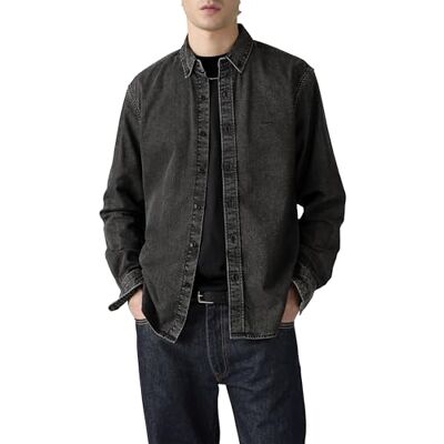 Levi's Authentic Button Down Gizmo tvättad svart, Gizmo tvättad svart, M Levi's Authentic Button Down Gizmo tvättad svart, Gizmo tvättad svart, M
