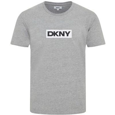 DKNY T-shirt för män – grå bomullsblandning t-shirts för män bekväma och andningsbara Crew Neck Kortärmad t-shirt för män, Grå, M DKNY T-shirt för män – grå bomullsblandning t-shirts för män bekväma och andningsbara Crew Neck Kortärmad t-shirt för män, Grå, M